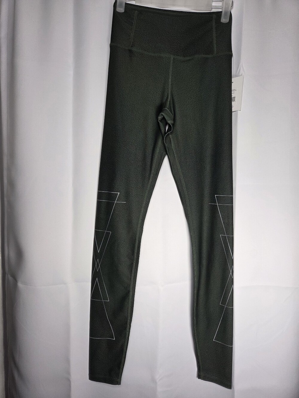 NEW Pure Barre June Wanderlust Green Tight Athletic Leggings Women's XS $60